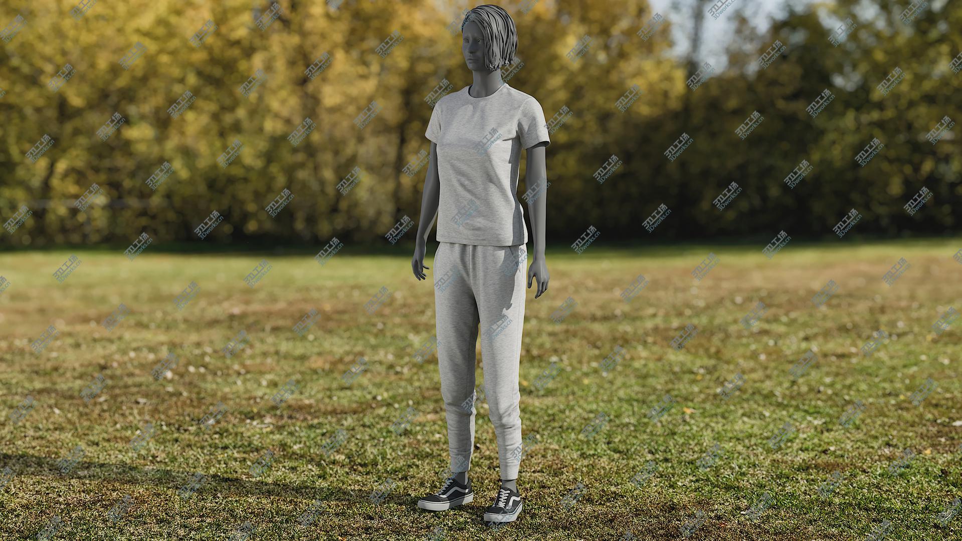 images/goods_img/20210319/3D model Women's Sport Pants Sneakers Tshirt 1/2.jpg